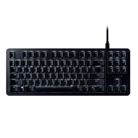 Razer BlackWidow Lite TKL Tenkeyless Mechanical Keyboard : Orange Key Switches - Tactile & Silent - White Individual Key Lighting - Compact Design - Detachable Cable - Classic Black